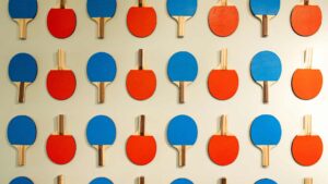 Raquette de ping pong